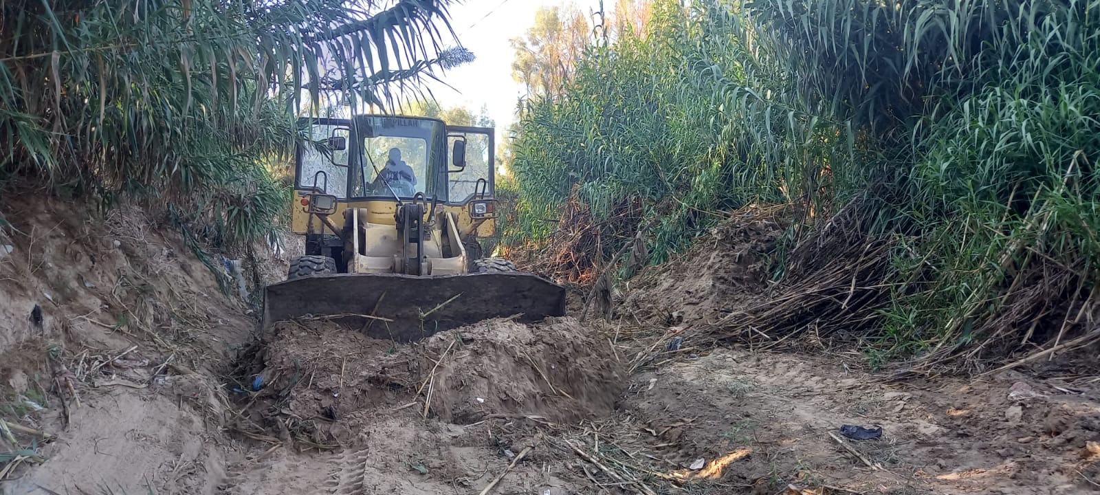 تواصل الجهود بالتنسيق مع وزارة الأشغال العامة والإسكان لتنظيف مجرى الوادي 