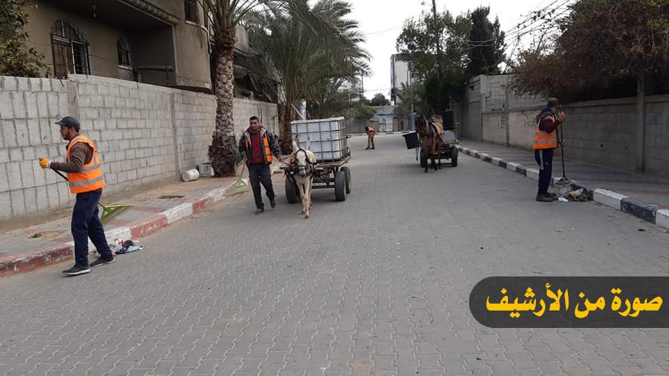 بلدية دير البلح تؤكد استمرار أعمال النظافة خلال فترة عيد الأضحى