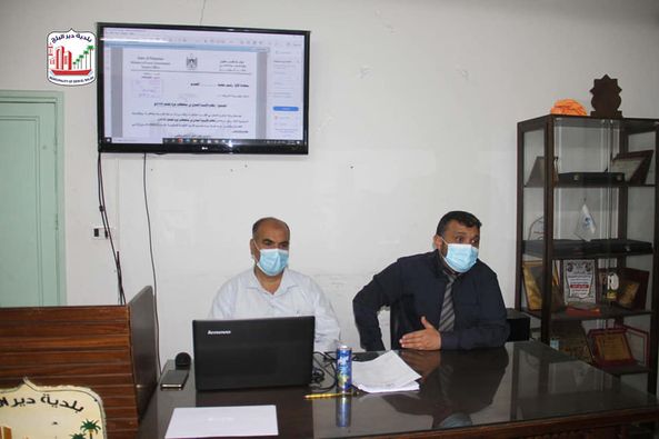 بلدية دير البلح تعقد ورشة عمل لمناقشة نظام الأبنية المعدل في محافظات غزة للعام 2020
