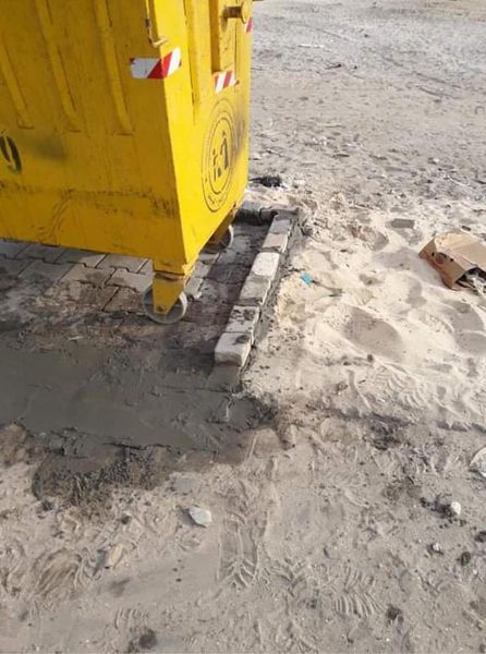 إيجاد أماكن مخصصة للحاويات ذات العجلات المتحركة بالمدينة