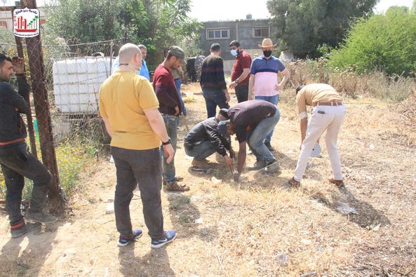 بلدية دير البلح تبدأ بأعمال حفر بئر المعني