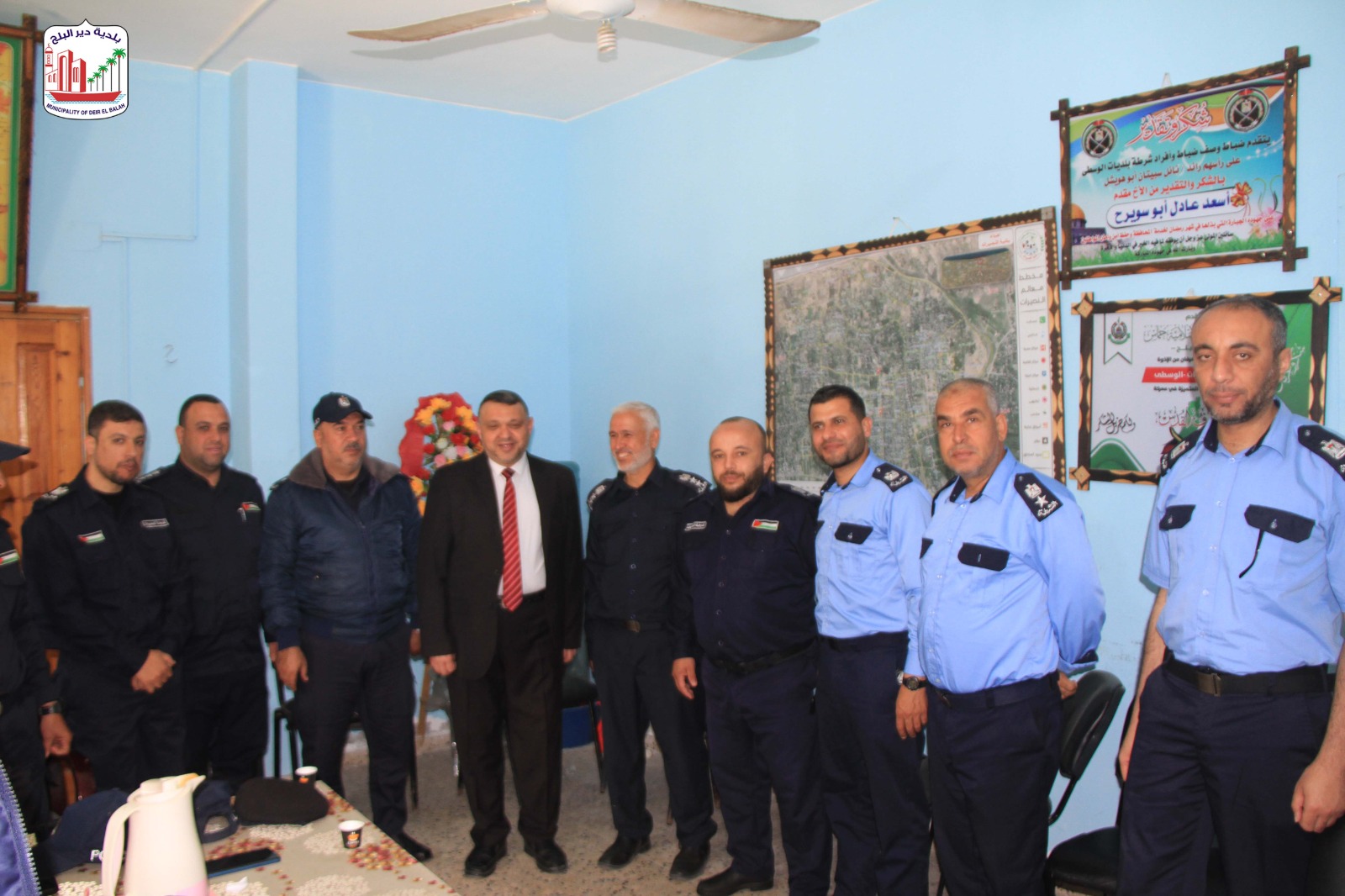 رئيس بلدية دير البلح يشيد بجهود الأجهزة الأمنية خلال شهر رمضان وعيد الفطر