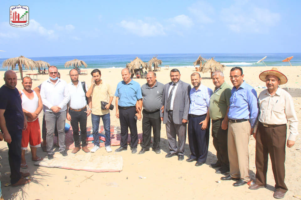 البدء بمشروع إنشاء كورنيش حماية شاطئ بحر دير البلح