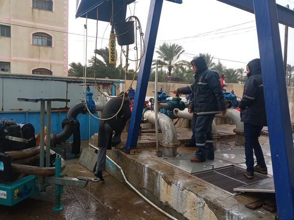 تفقد مضخة الصرف الصحي بالبصة والتأكيد على جهوزيتها لمواجهة تداعيات المنخفض