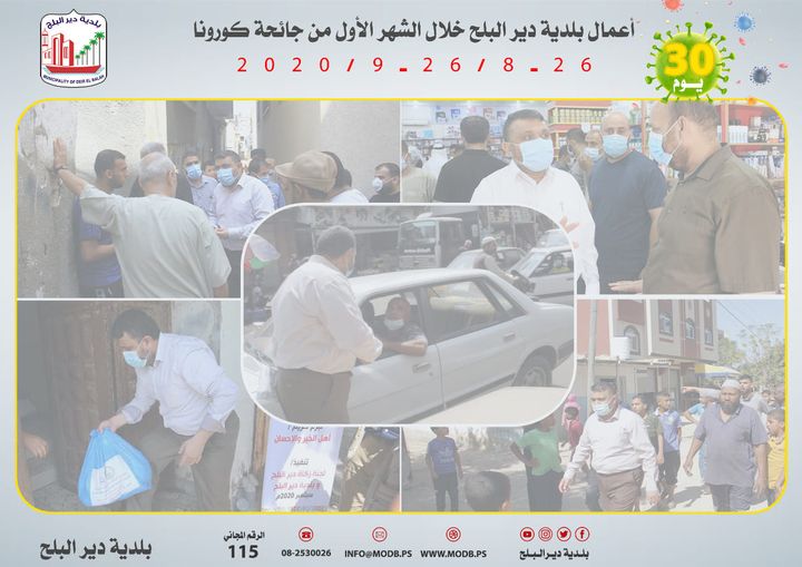 المساعدات التي تمت للمحجورين خلال الشهر الأول من الجائحة