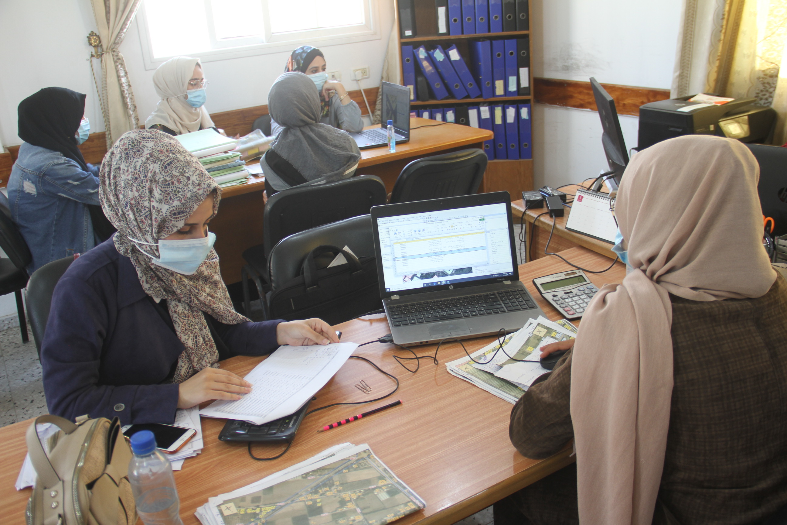 الانتهاء من أعمال مشروع ترقيم المباني والبنية التحتية في دير البلح